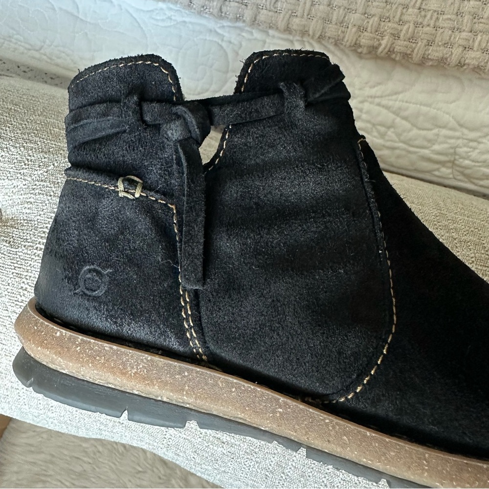 Born Black Ankle Boots - Picture 5 of 15
